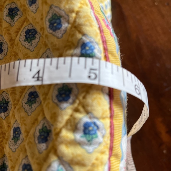 RARE Vera Bradley Elizabeth Yellow Floral Tote Bag Purse Bag 90s Y2K 2000s - Picture 4 of 8